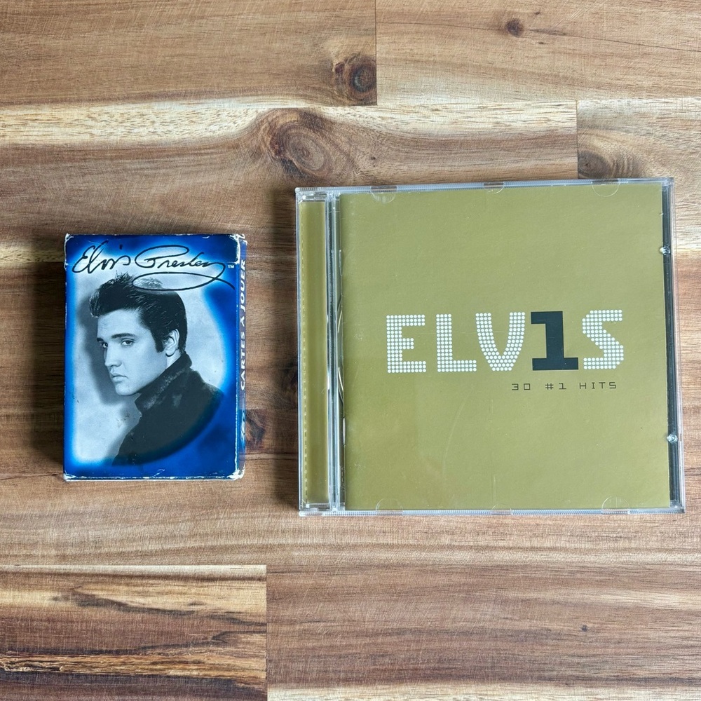 Elvis Presley Playing Cards and CD Collectibles
